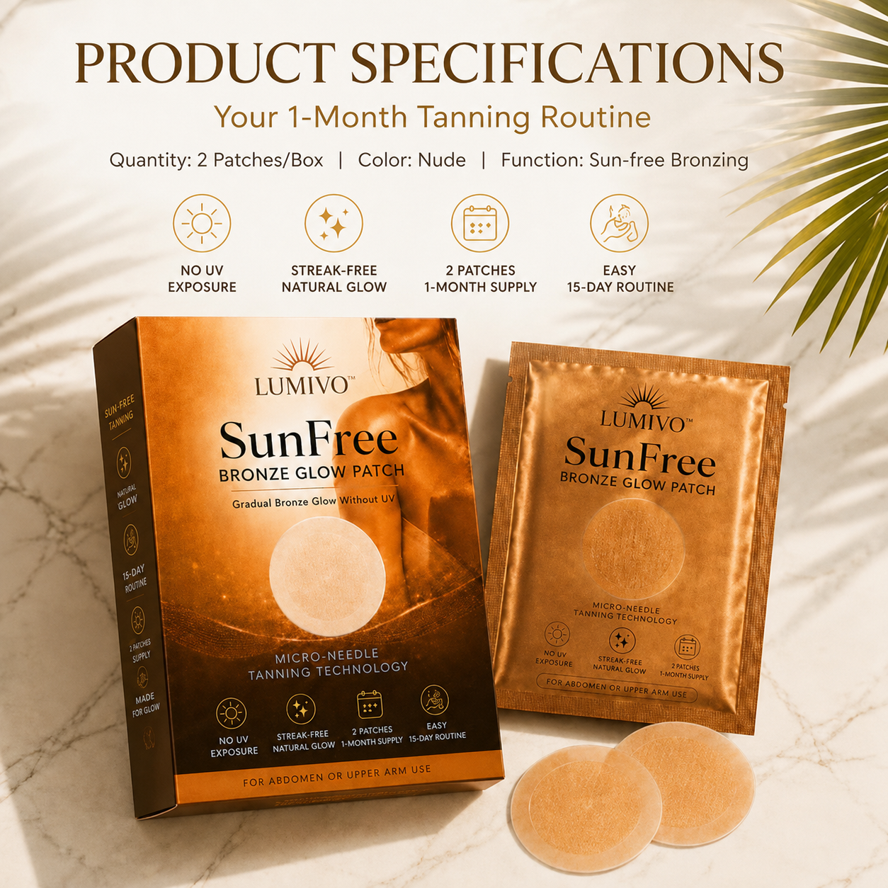 SunFree Transdermal Tanning Patch