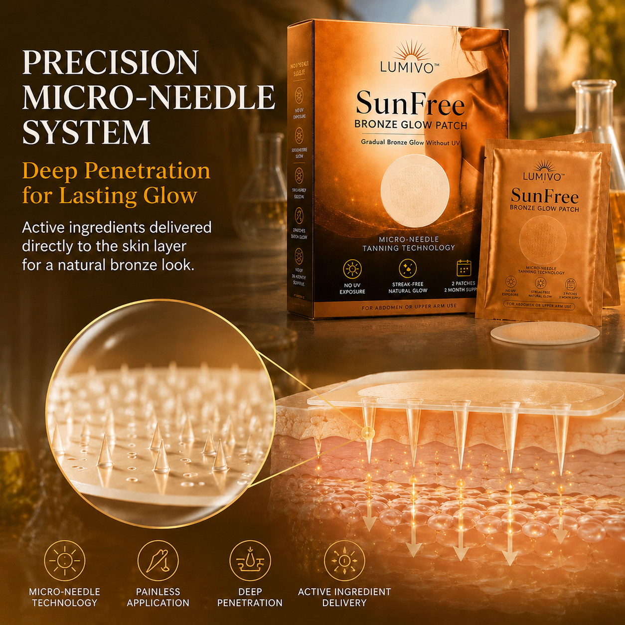 SunFree Transdermal Tanning Patch