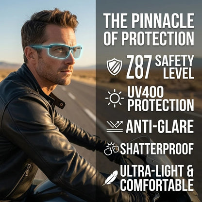 🕶️High-Tech Smart Glasses: Featuring infrared see-through capabilities, UV and blue light protection, and anti-glare/anti-reflective properties. They are dustproof and windproof, with impact-resistant, shatterproof lenses. Designed to help correct myopia
